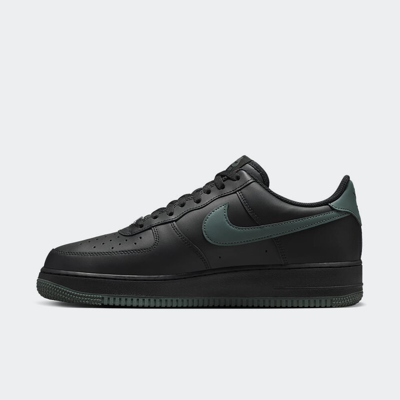 Black af1 green swoosh on sale